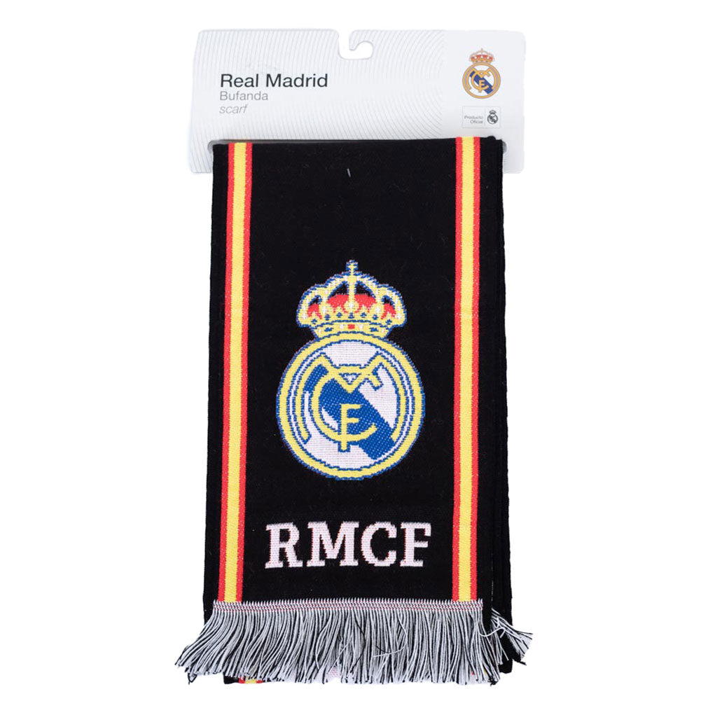 Real Madrid FC Black Scarf 3