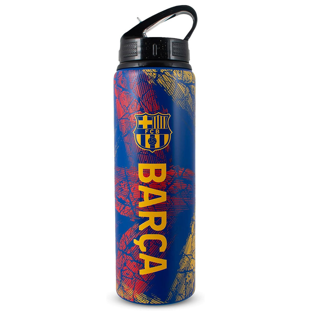 FC Barcelona HD Printed Aluminium Drinks Bottle