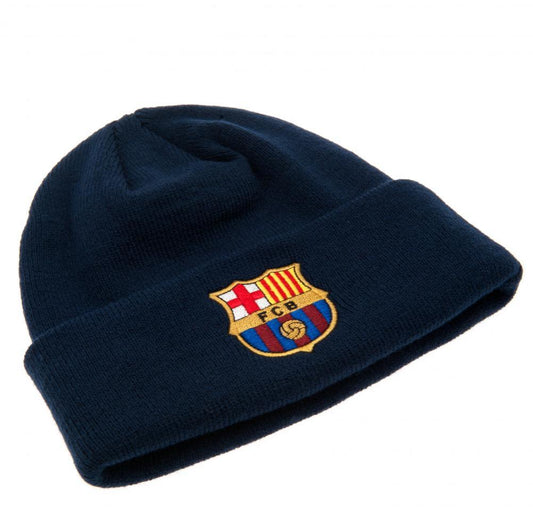 FC Barcelona Navy Cuff Beanie