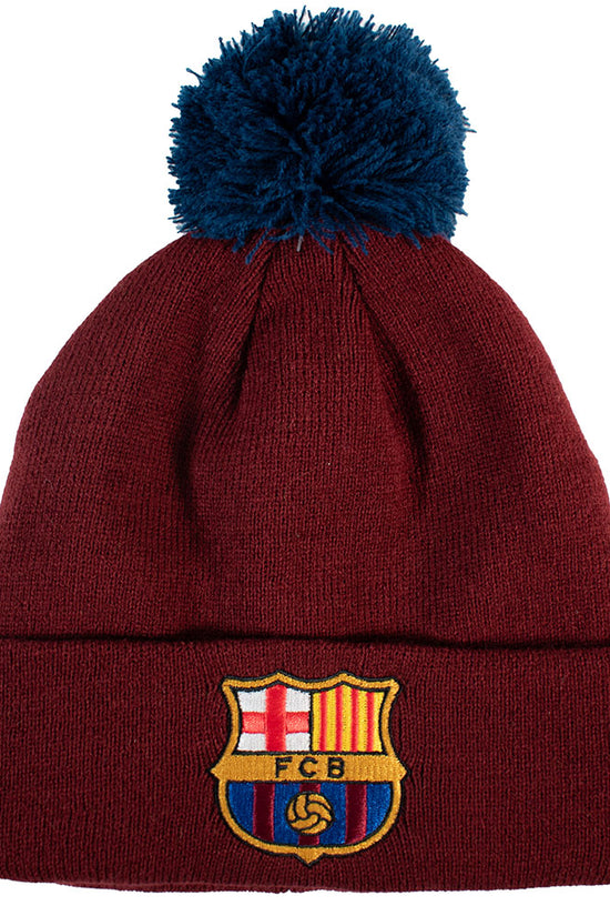FC Barcelona Red Ski Hat