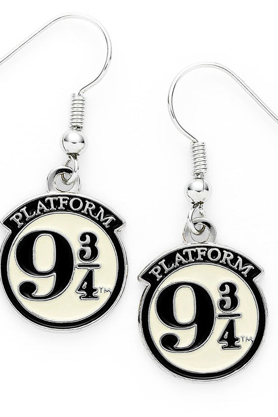 Harry Potter Silver Plated 9 3 Quarters Hook Earrings