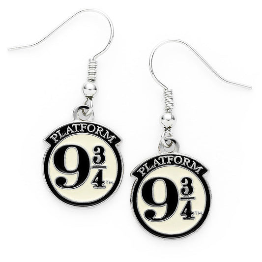 Harry Potter Silver Plated 9 3 Quarters Hook Earrings