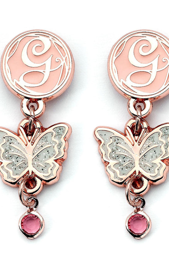 Wicked Rose Gold Plated Glinda Butterfly Earrings