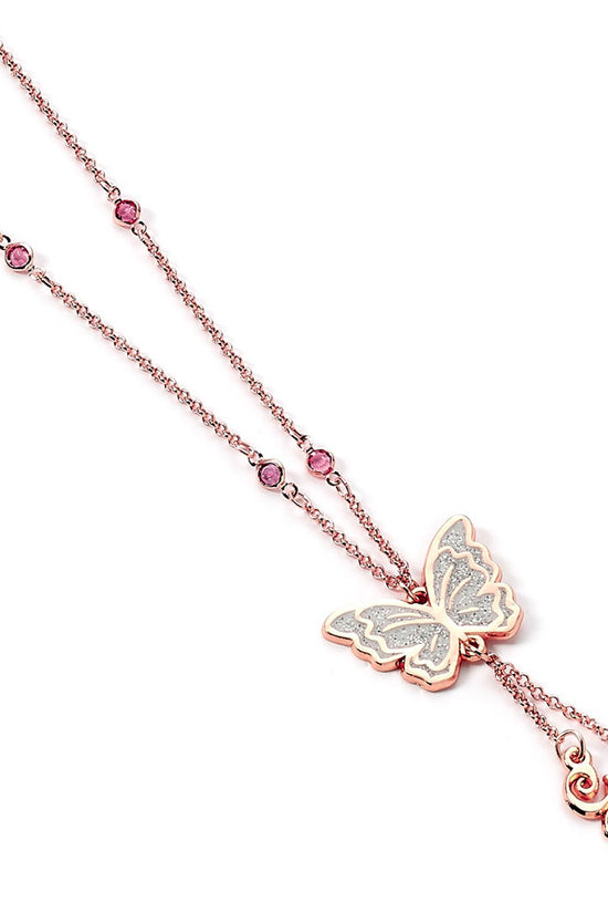 Wicked Rose Gold Glinda Buterfly Necklace 1