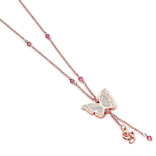Wicked Rose Gold Glinda Buterfly Necklace 1