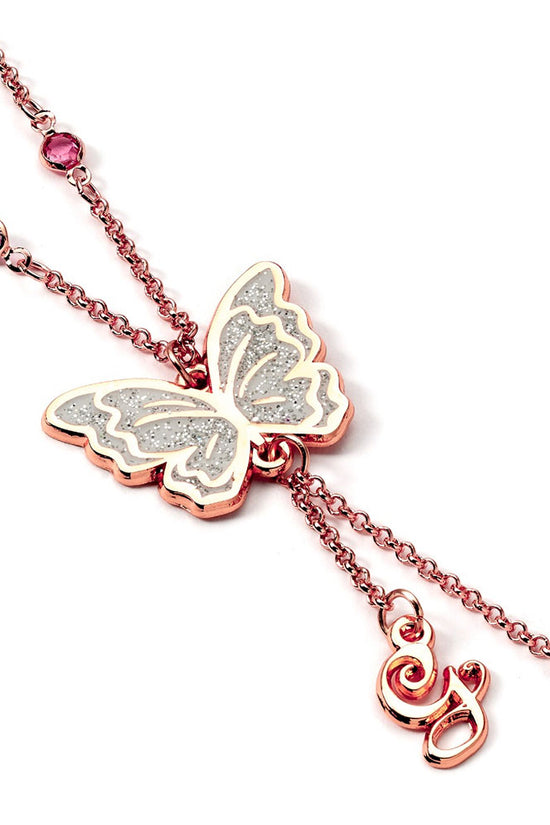 Wicked Rose Gold Glinda Buterfly Necklace