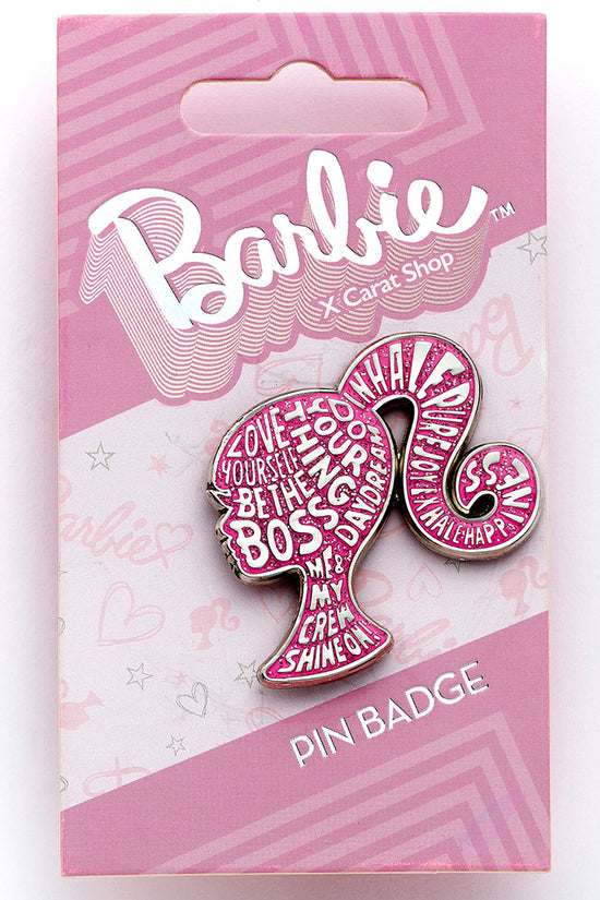 Barbie Sparkly Silhouette Pin Badge 1