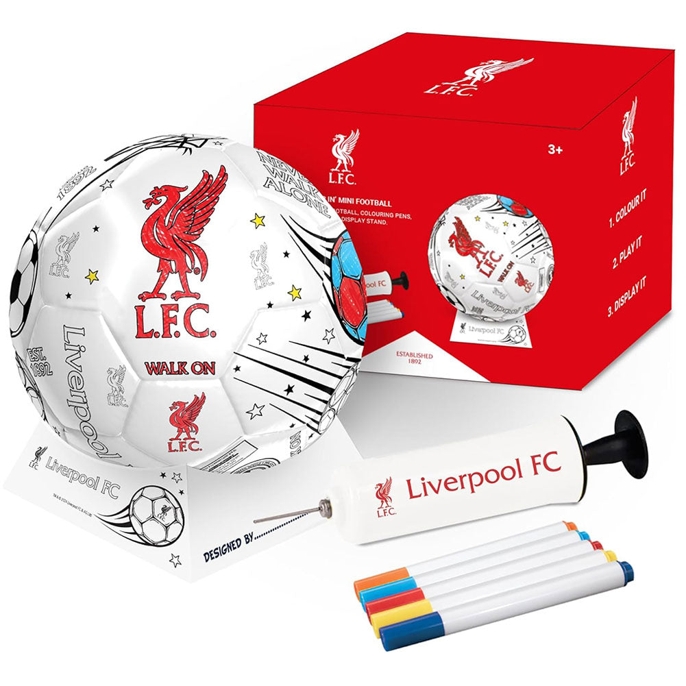 Liverpool FC ‘Colour In’ Mini Football Set