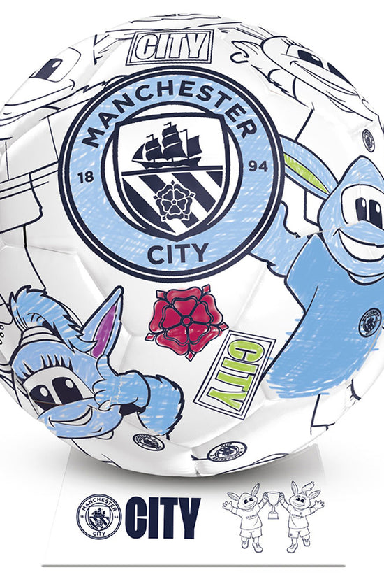 Manchester City FC ‘Colour In’ Mini Football Set
