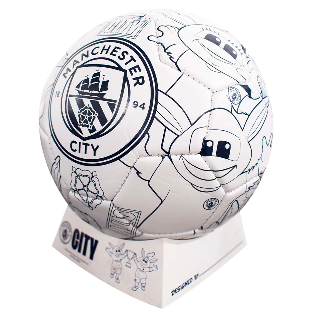 Manchester City FC ‘Colour In’ Mini Football Set