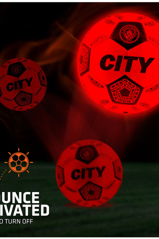 Manchester City FC LED Glow Football