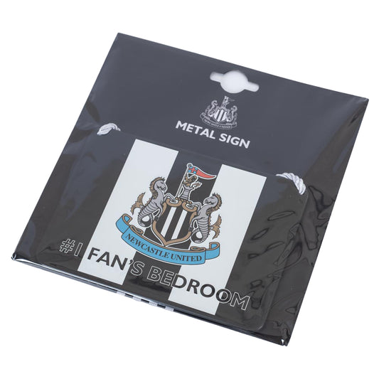 Newcastle United FC No1 Fan Stripe Bedroom Sign 2