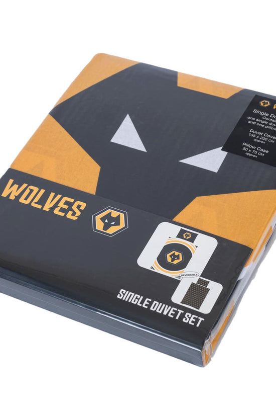 Wolverhampton Wanderers FC Pulse Single Duvet Set 2
