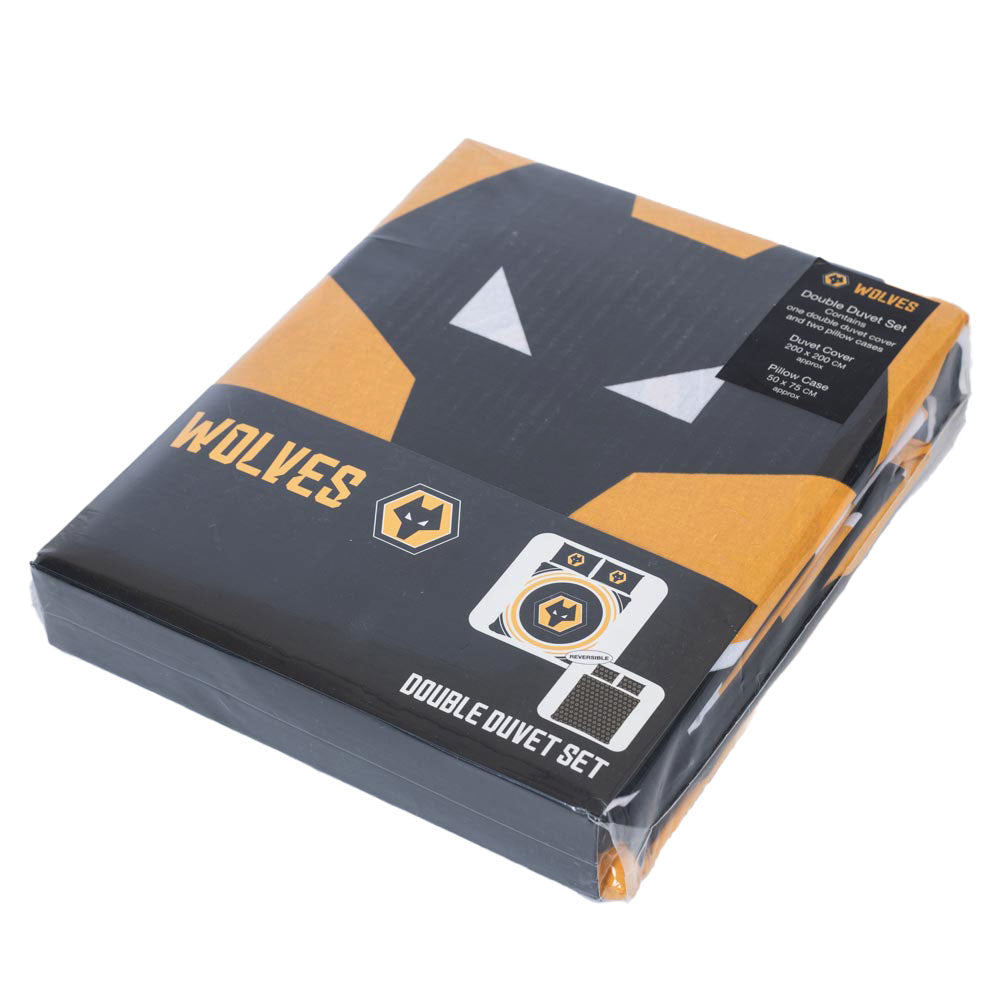 Wolverhampton Wanderers FC Pulse Double Duvet Set 2