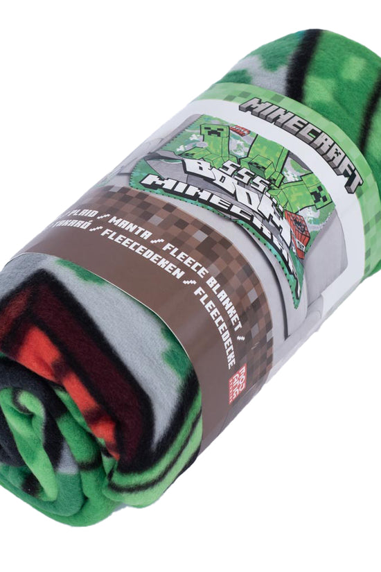 Minecraft Boom Fleece Blanket