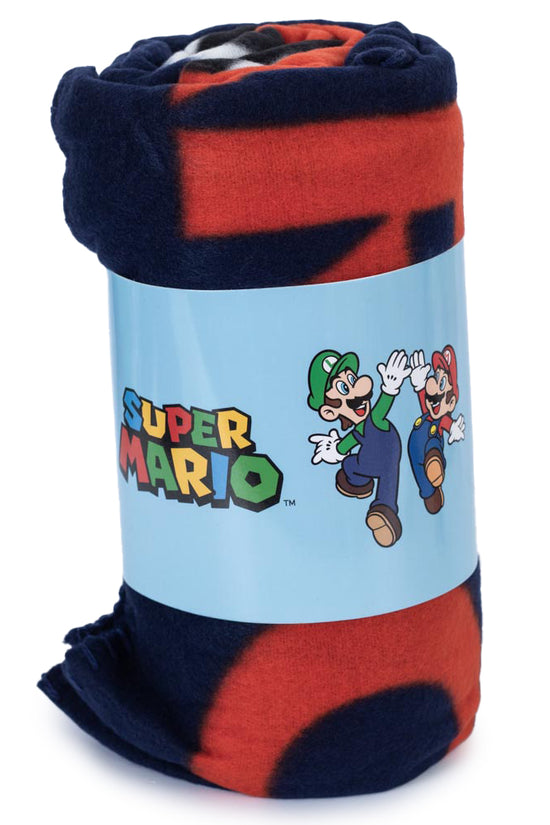 Super Mario Fleece Blanket