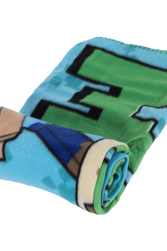 Minecraft Survival Mode Fleece Blanket