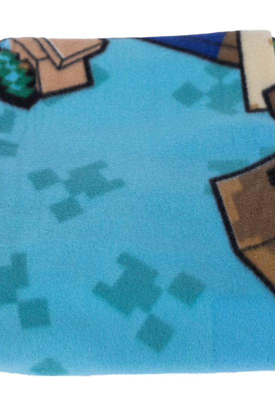 Minecraft Survival Mode Fleece Blanket