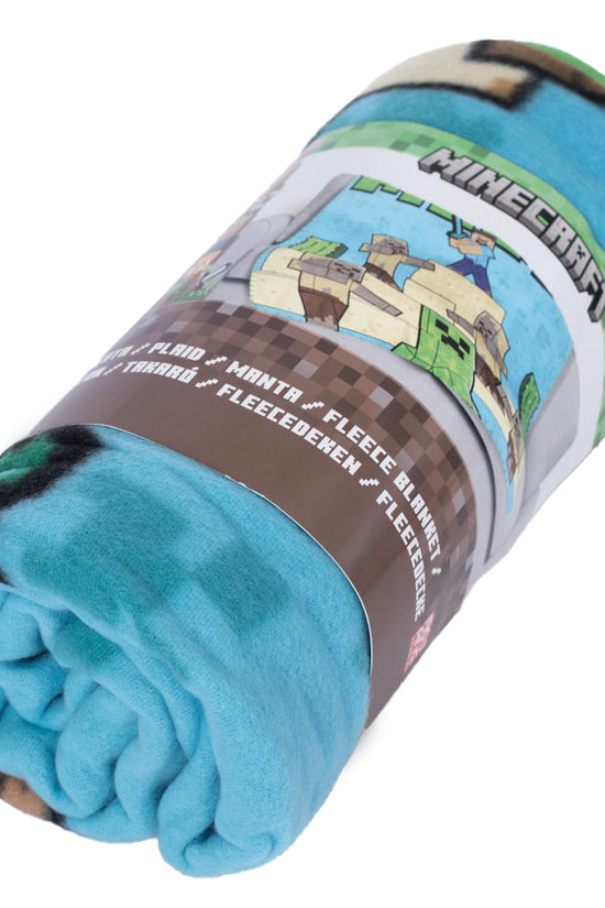 Minecraft Survival Mode Fleece Blanket