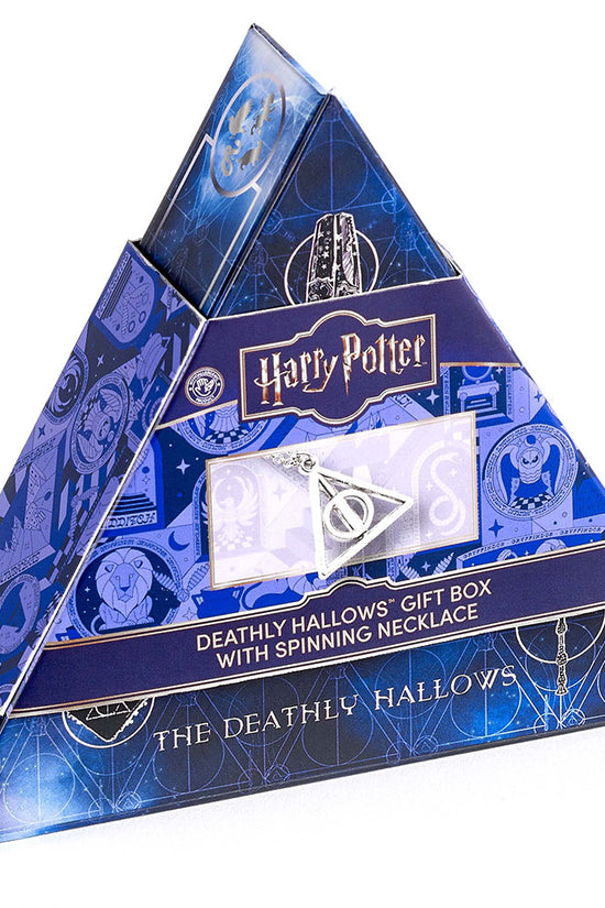 Harry Potter Spinning Deathly Hallows Necklace Gift Box 3