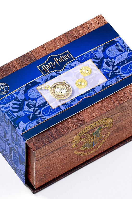 Harry Potter Time Turner Necklace Earrings Gift Box 3