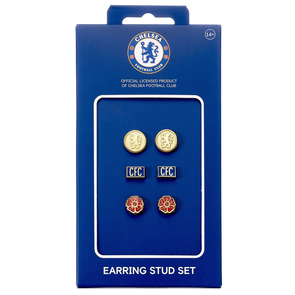 Chelsea FC Stud Earring Set 3
