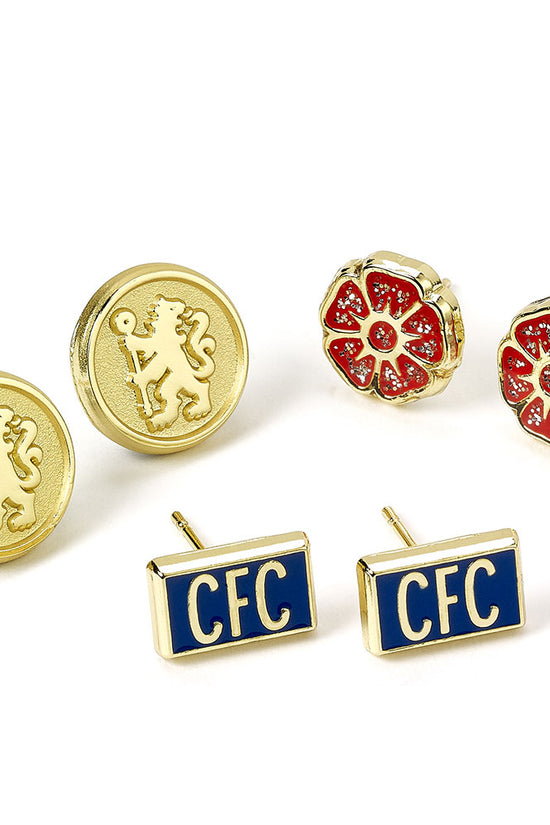 Chelsea FC Stud Earring Set