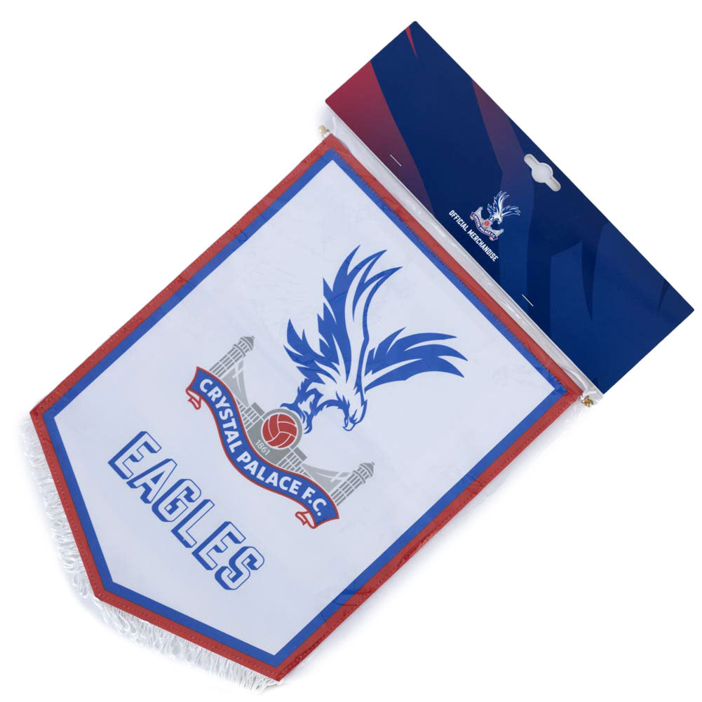 Crystal Palace FC Large White Crest Pennant 2