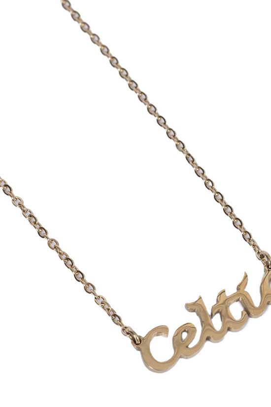 Celtic FC Gold Plated Name Dropper