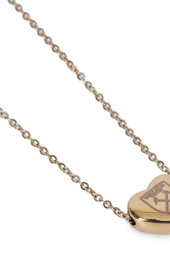 West Ham United FC Gold Plated Heart Necklace