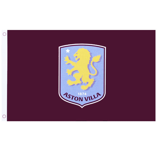 Aston Villa FC Core Crest Flag 1