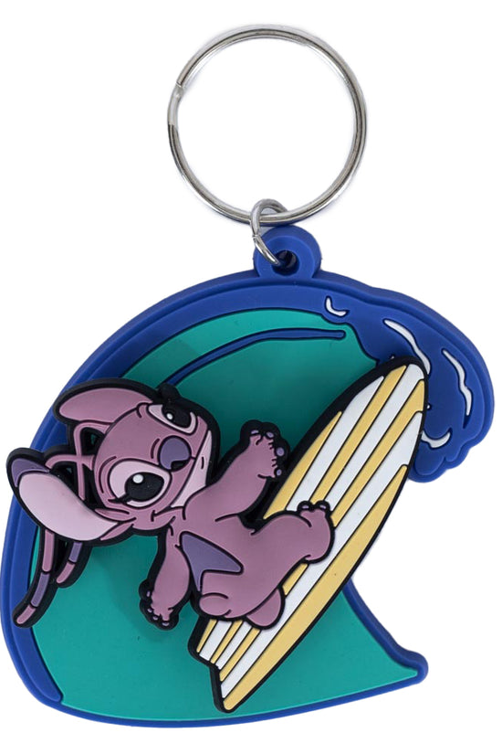 Lilo & Stitch Surfing Angel PVC Keyring