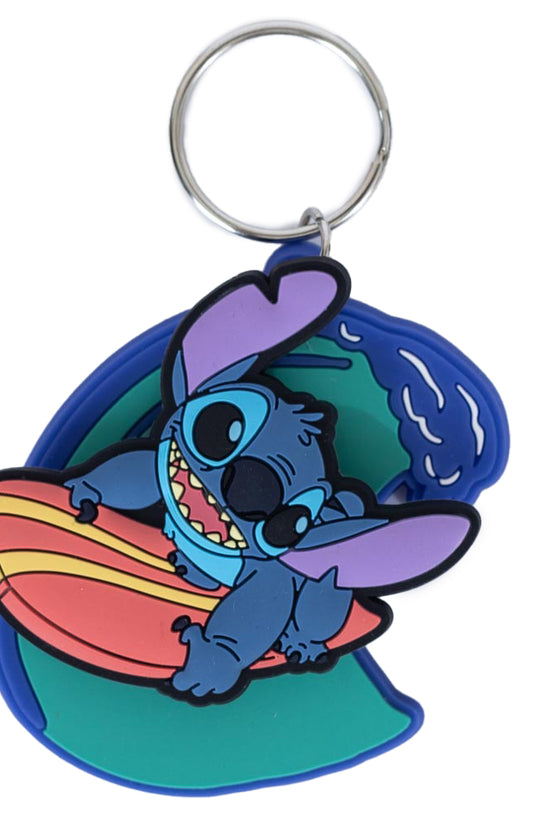 Lilo & Stitch Surfing Stitch PVC Keyring