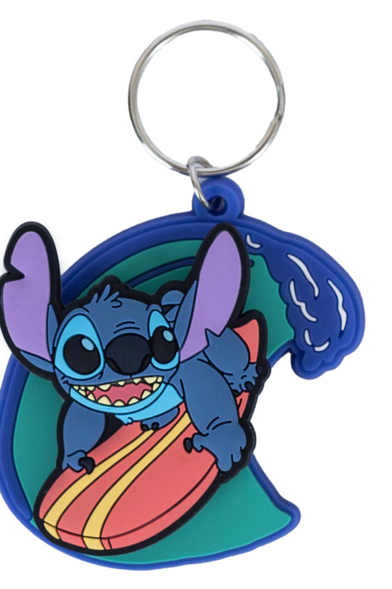 Lilo & Stitch Surfing Stitch PVC Keyring