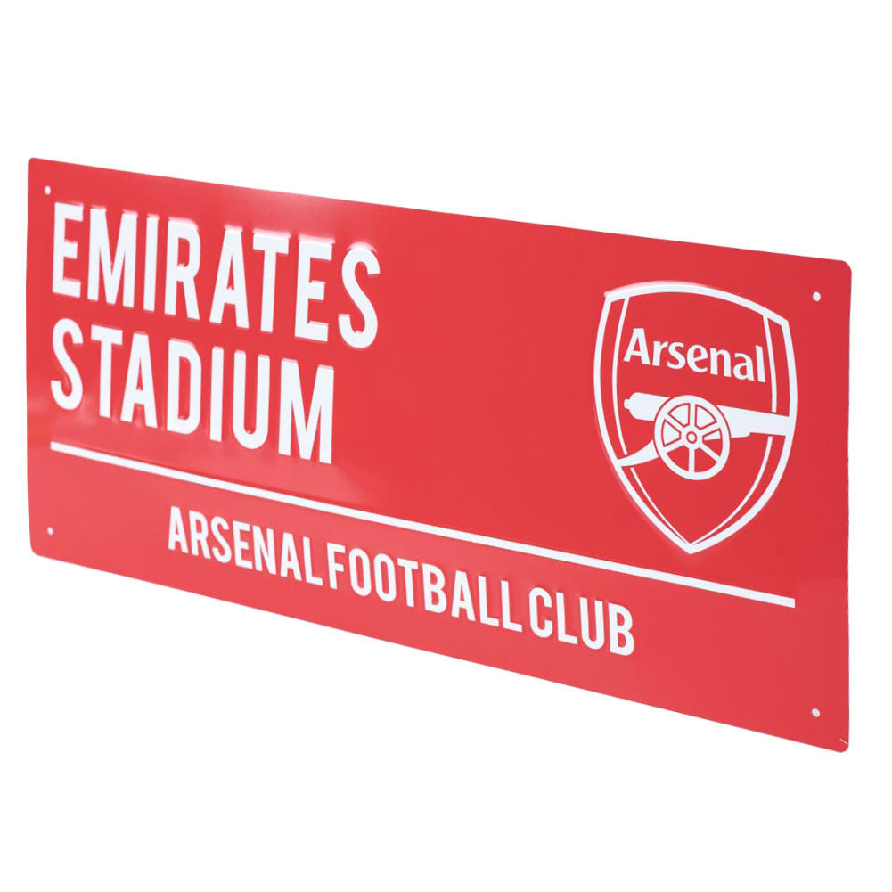 Arsenal Sign Color Arsenal FC Colour Street Sign – Cazna Sports