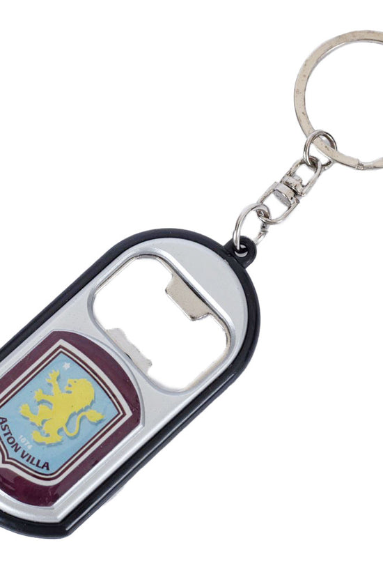 Aston Villa FC Keyring Torch Bottle Opener