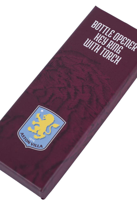 Aston Villa FC Keyring Torch Bottle Opener