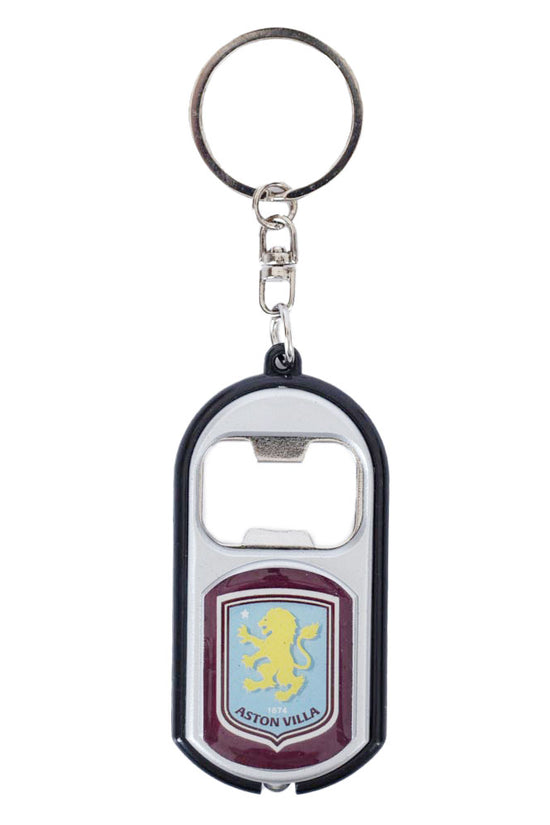 Aston Villa FC Keyring Torch Bottle Opener