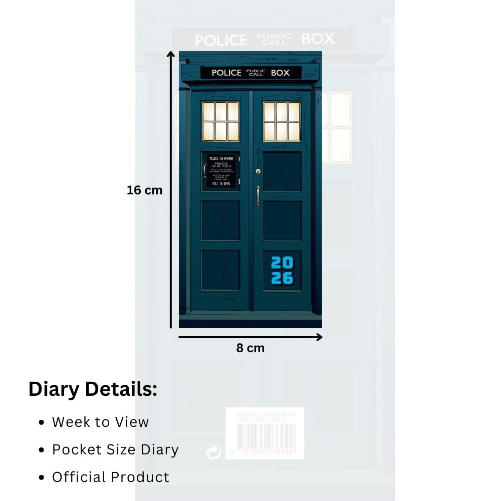 Doctor Who Slim Diary 2026