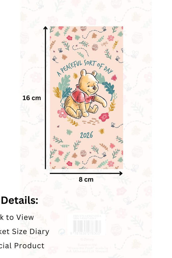 Winnie The Pooh Slim Diary 2026