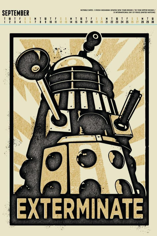 Doctor Who Classic Edition Deluxe Calendar 2026