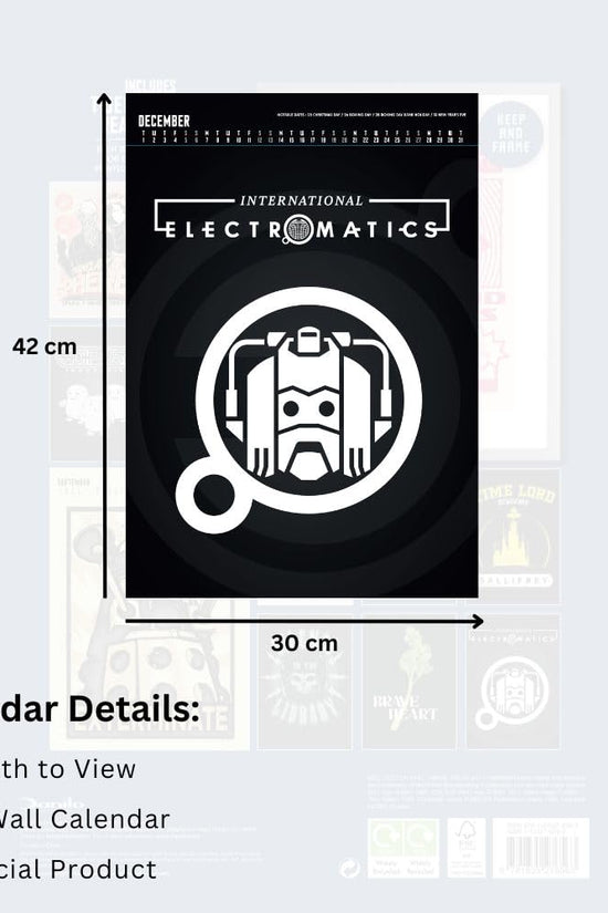 Doctor Who Classic Edition Deluxe Calendar 2026