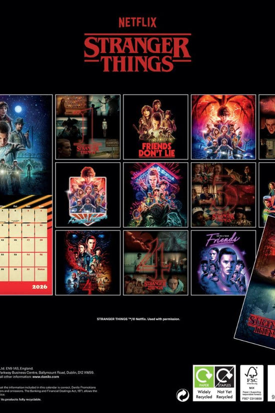 Stranger Things Calendar & Diary Gift Box 2026