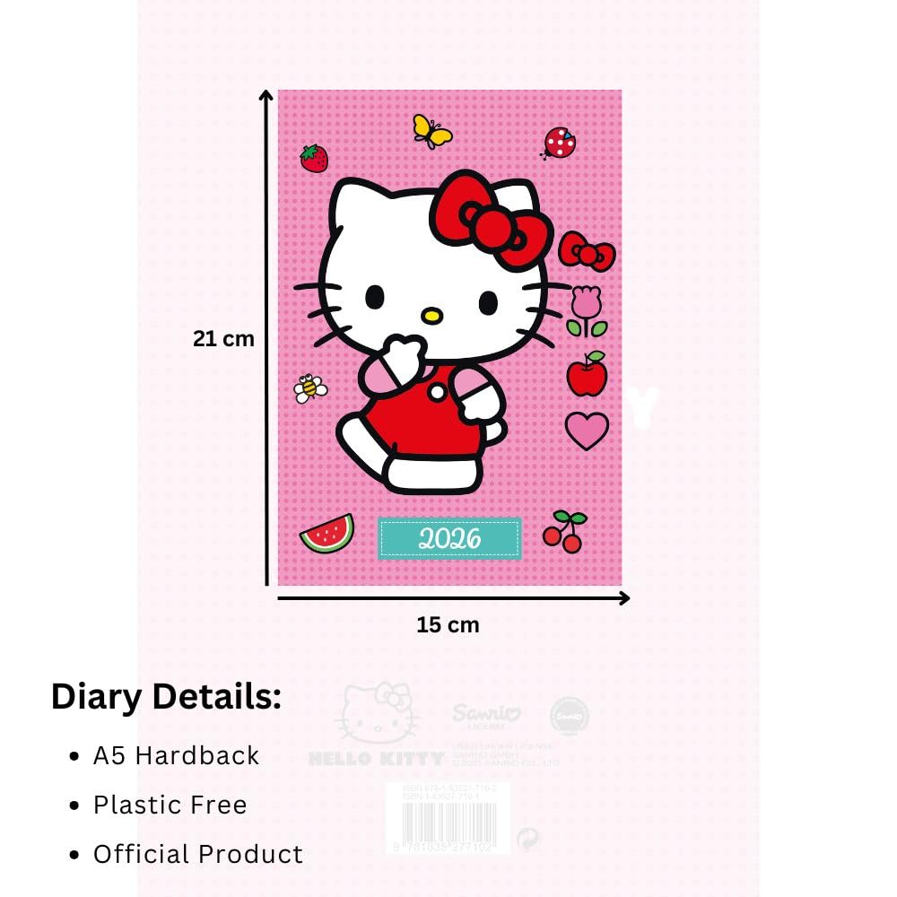 Hello Kitty A5 Diary 2026