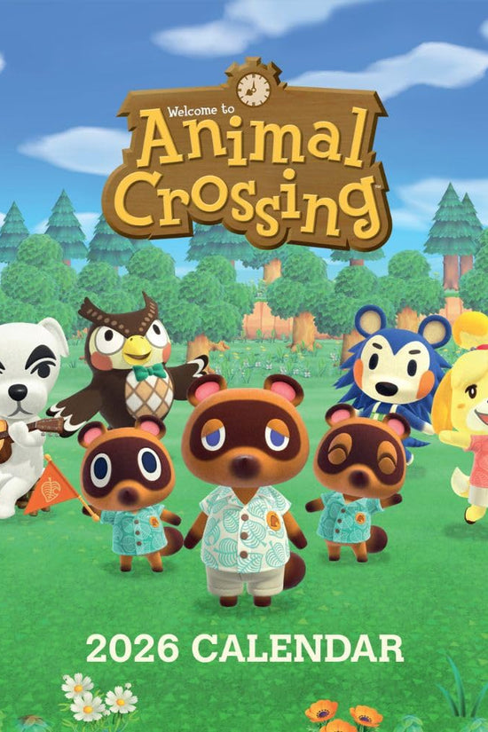 Animal Crossing Square Calendar 2026