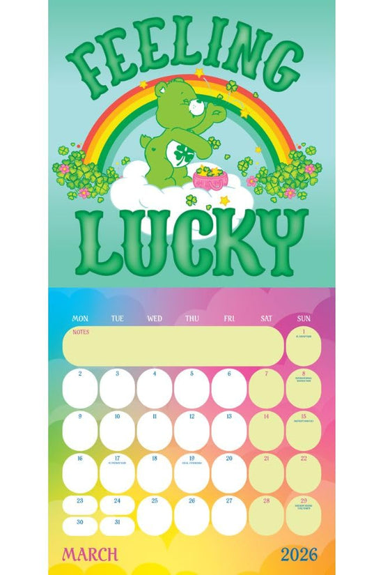 Care Bears Square Calendar 2026