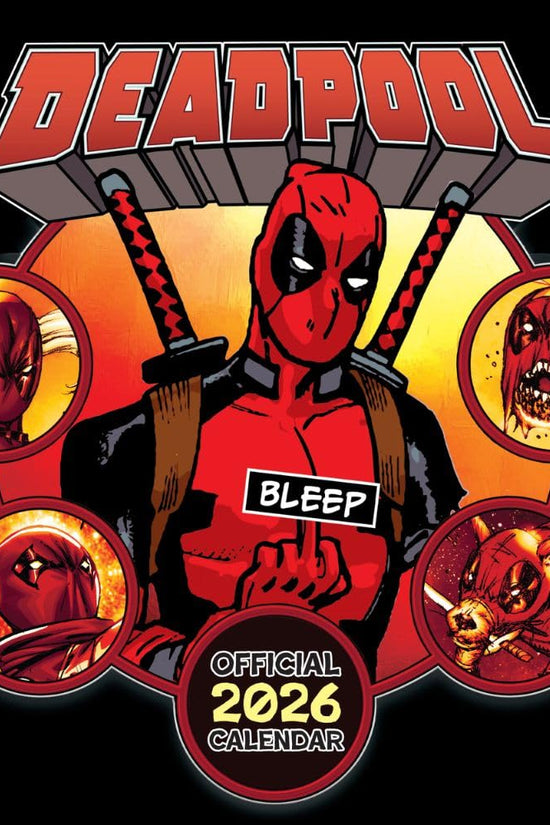 Deadpool Square Calendar 2026