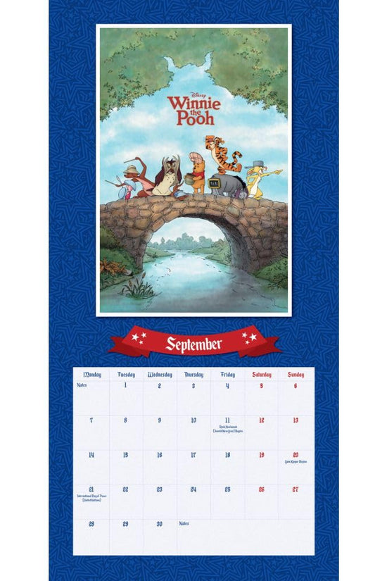 Disney Vintage Posters Square Calendar 2026