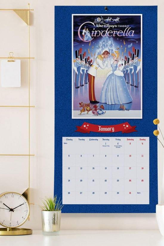 Disney Vintage Posters Square Calendar 2026