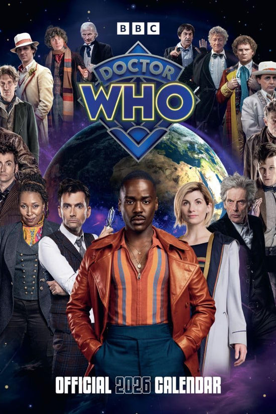 Doctor Who Classic Edition Square Calendar 2026